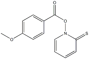 1-(4-Methoxybenzoyloxy)-1,2-dihydropyridine-2-thione 구조식 이미지