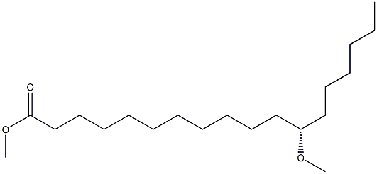 [S,(-)]-12-Methoxystearic acid methyl ester 구조식 이미지