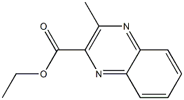 3-Methylquinoxaline-2-carboxylic acid ethyl ester 구조식 이미지