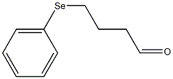 4-(Phenylseleno)butanal 구조식 이미지