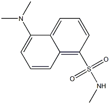 N-Methyl-5-(dimethylamino)-1-naphthalenesulfonamide Structure