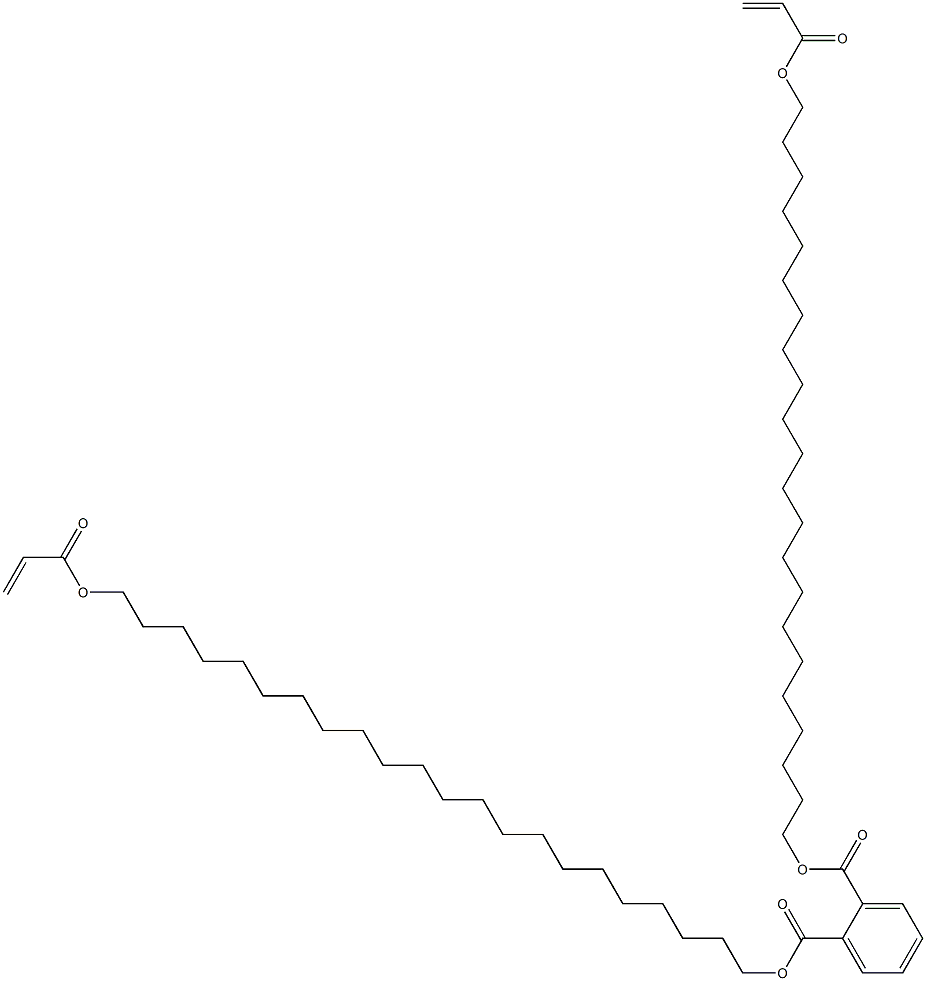 Phthalic acid bis(22-acryloyloxy-docosyl) ester 구조식 이미지