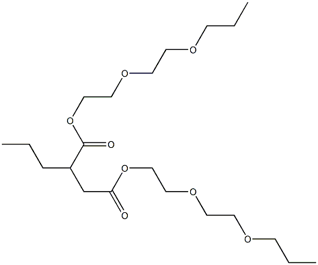 Pentane-1,2-dicarboxylic acid bis[2-(2-propoxyethoxy)ethyl] ester 구조식 이미지