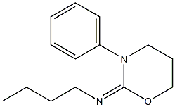2-(Butylimino)-3-phenyltetrahydro-2H-1,3-oxazine Structure