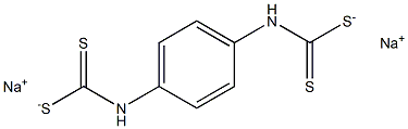 1,4-Phenylenebis(dithiocarbamic acid)disodium salt 구조식 이미지