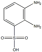 2,3-Diaminobenzenesulfonic acid Structure