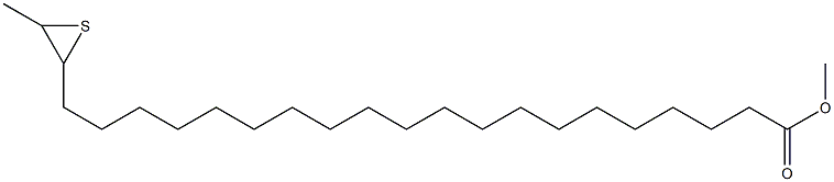 21,22-Epithiotricosanoic acid methyl ester 구조식 이미지