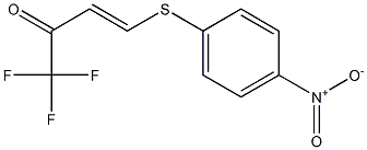 4-(4-Nitrophenylthio)-1,1,1-trifluoro-3-buten-2-one Structure