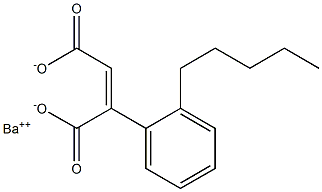 2-(2-Pentylphenyl)maleic acid barium salt 구조식 이미지