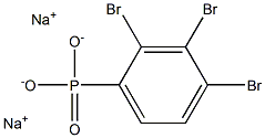 2,3,4-Tribromophenylphosphonic acid disodium salt Structure