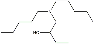 1-Dipentylamino-2-butanol 구조식 이미지