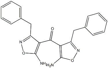 Phenyl(5-amino-3-methyl-isoxazol-4-yl) ketone 구조식 이미지