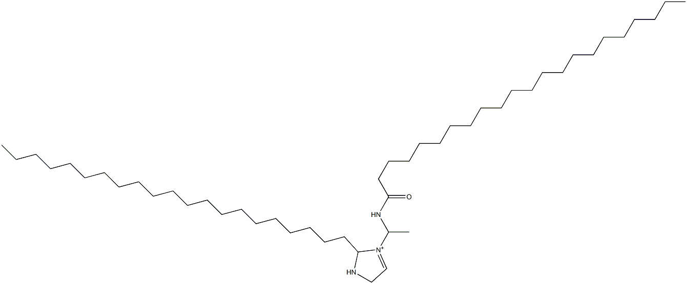3-[1-(Docosanoylamino)ethyl]-2-henicosyl-3-imidazoline-3-ium 구조식 이미지
