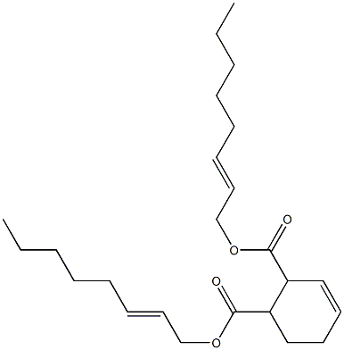 3-Cyclohexene-1,2-dicarboxylic acid bis(2-octenyl) ester Structure