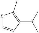 3-Isopropyl-2-methylthiophene 구조식 이미지