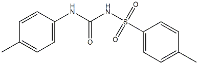 1-(p-Tolylsulfonyl)-3-(4-methylphenyl)urea 구조식 이미지