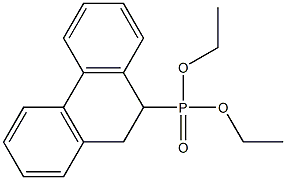 [(9,10-Dihydrophenanthren)-9-yl]phosphonic acid diethyl ester 구조식 이미지