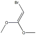 2-Bromo-1,1-dimethoxyethene 구조식 이미지