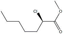 (R)-2-Chloroheptanoic acid methyl ester 구조식 이미지