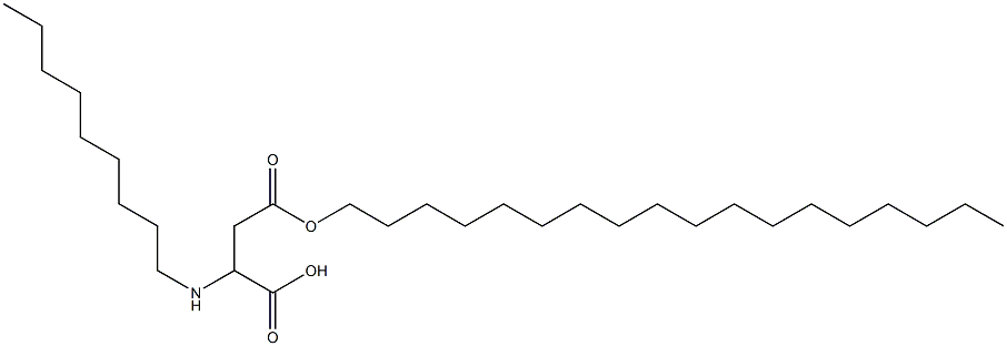 2-Nonylamino-3-(octadecyloxycarbonyl)propionic acid Structure