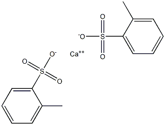 Bis(o-toluenesulfonic acid)calcium salt 구조식 이미지