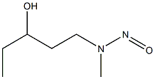 N-Methyl-N-nitroso-3-hydroxypentylamine 구조식 이미지