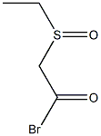 (Ethylsulfinyl)acetic acid bromide Structure