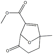 5-Methyl-2-oxo-8-oxabicyclo[3.2.1]oct-6-ene-7-carboxylic acid methyl ester Structure