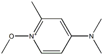 4-(Dimethylamino)-2-methyl-1-methoxypyridinium 구조식 이미지