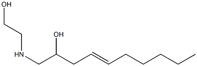 1-[(2-Hydroxyethyl)amino]-4-decen-2-ol Structure