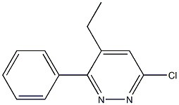 6-Chloro-3-phenyl-4-ethylpyridazine Structure