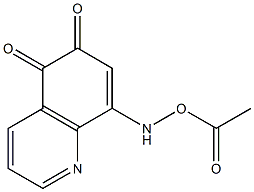 8-[(Acetoxy)amino]quinoline-5,6-dione 구조식 이미지