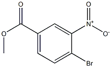 3-Nitro-4-bromobenzoic acid methyl ester Structure