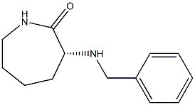 (3R)-3-(Benzylamino)hexahydro-2H-azepin-2-one Structure