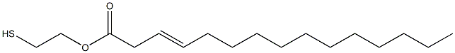 3-Pentadecenoic acid 2-mercaptoethyl ester Structure