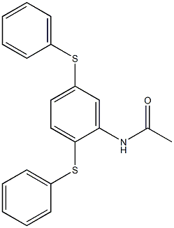 2',5'-Bis(phenylthio)acetanilide 구조식 이미지