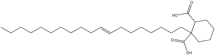 Cyclohexane-1,2-dicarboxylic acid hydrogen 1-(8-nonadecenyl) ester Structure
