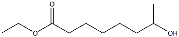7-Hydroxycaprylic acid ethyl ester Structure
