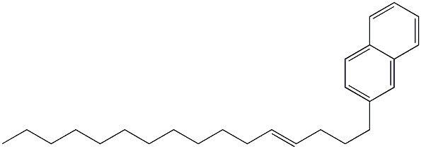 2-(4-Hexadecenyl)naphthalene Structure