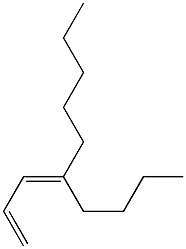 4-Butyl-1,3-nonadiene Structure