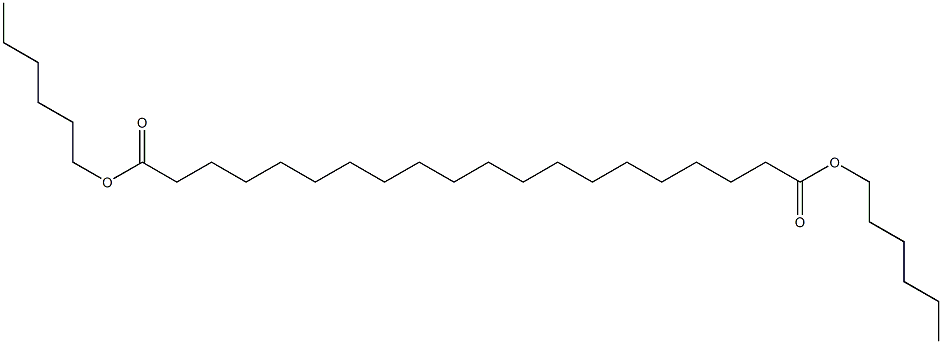 Icosanedioic acid dihexyl ester 구조식 이미지