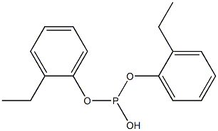 Phosphorous acid di(2-ethylphenyl) ester Structure