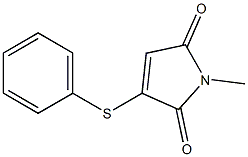 3-Phenylthio-1-methyl-1H-pyrrole-2,5-dione 구조식 이미지