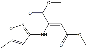 2-[(5-Methylisoxazol-3-yl)amino]fumaric acid dimethyl ester Structure