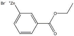 [3-(Ethoxycarbonyl)phenyl] zinc bromide 구조식 이미지