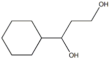 1-Cyclohexylpropane-1,3-diol 구조식 이미지