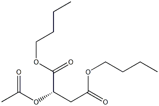 [S,(-)]-2-(Acetyloxy)succinic acid dibutyl ester 구조식 이미지