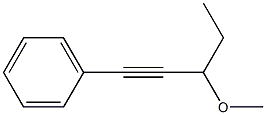 1-Phenyl-3-methoxy-1-pentyne 구조식 이미지