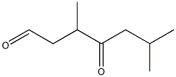 3,6-Dimethyl-4-oxoheptanal Structure