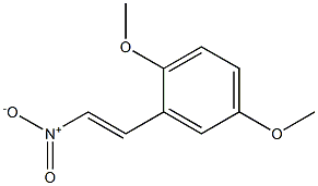 2,5-Dimethoxy-1-[(E)-2-nitroethenyl]benzene Structure